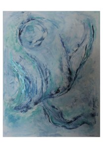 051-w Türkisblaue Wirbel