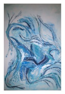 076-w Blaues Netzspiel