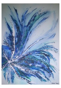 077-w Gefedertes in BlauWeiss