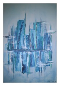 083-w Rechtecke in BlauGrün